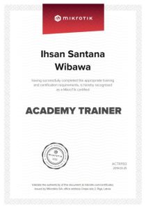 Academy Trainer Ihsan